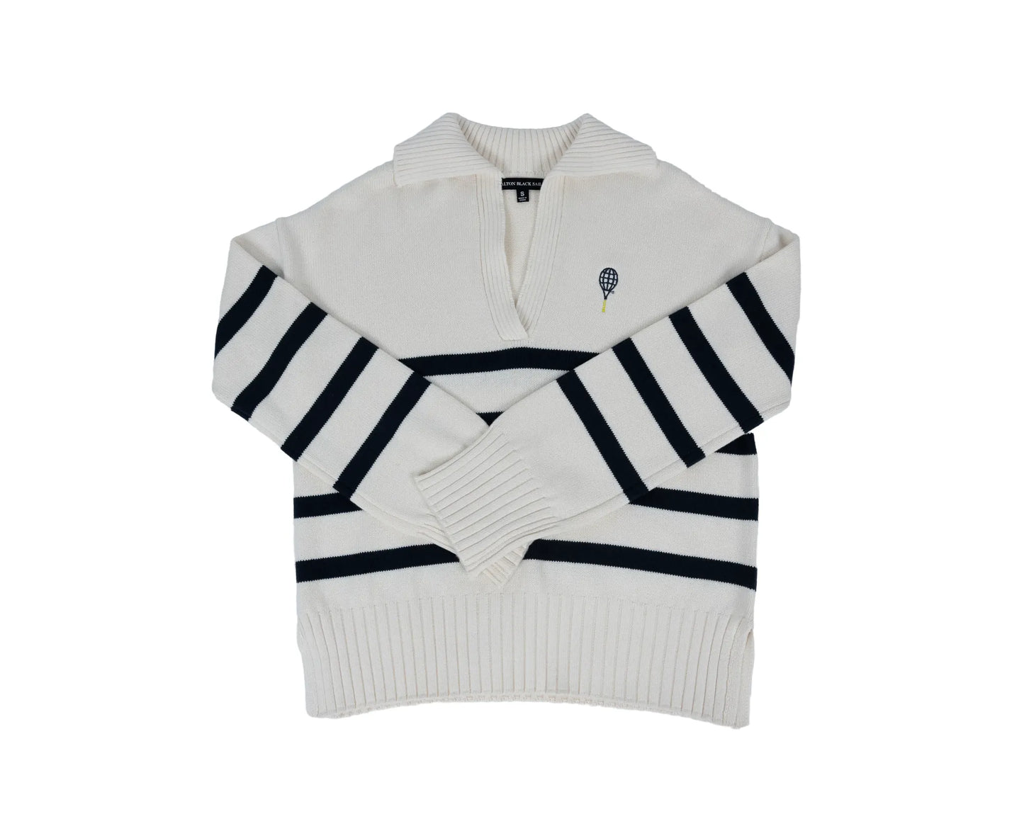 Dalton Black Sail Sunsail Polo Sweater