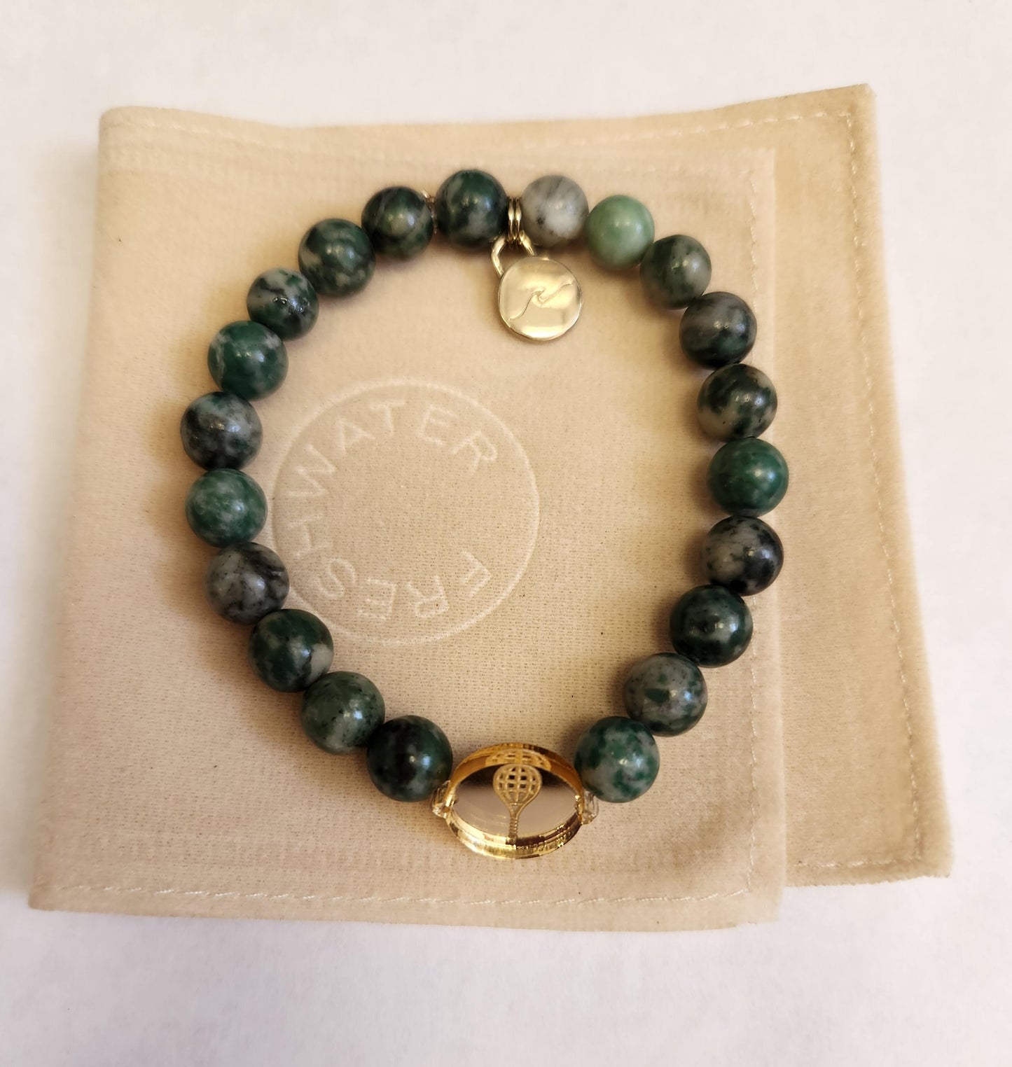 ITHF Gold Charm Beaded Bracelet