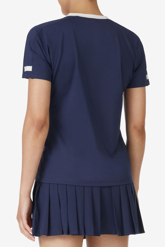 FILA Women's Heritage Short Sleeve Top