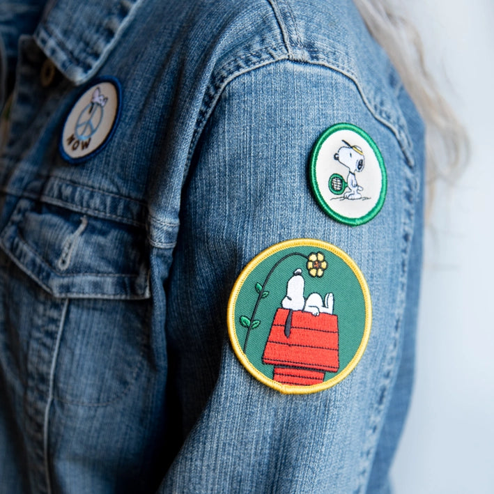 Snoopy Tennis Mini Patch