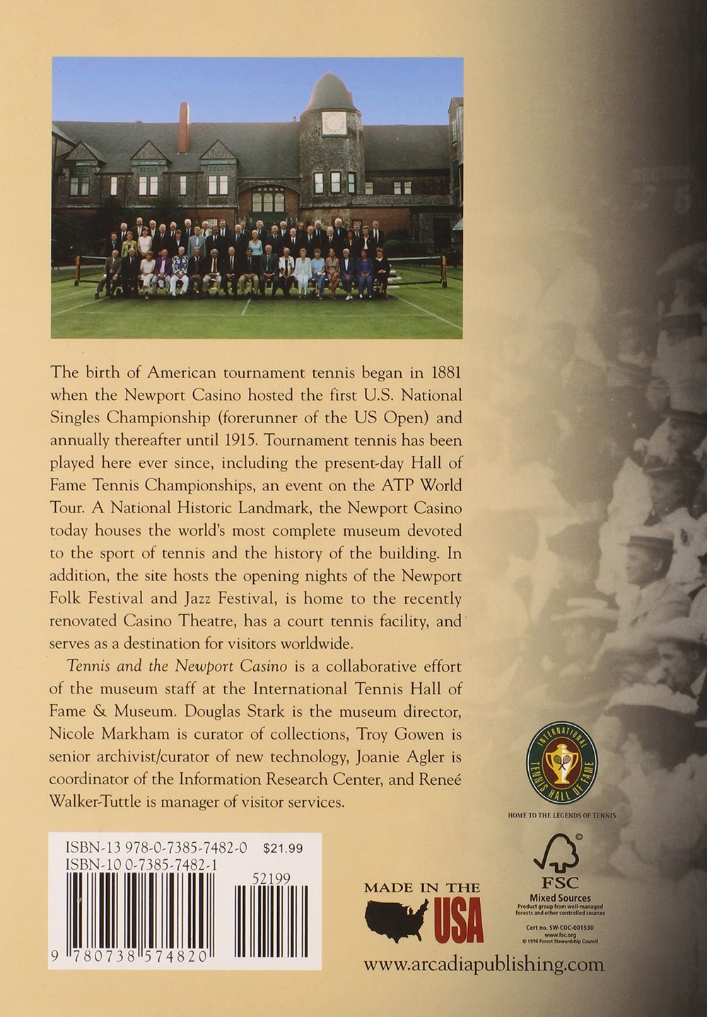 Tennis and the Newport Casino (Images of Sports) by International Tennis Hall of Fame Museum
