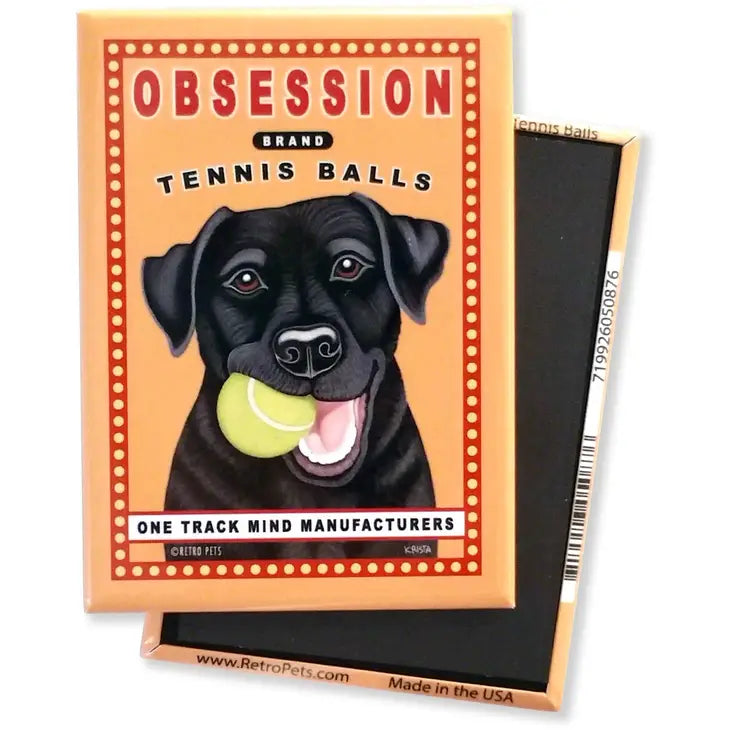 Labrador "obsession" magnets