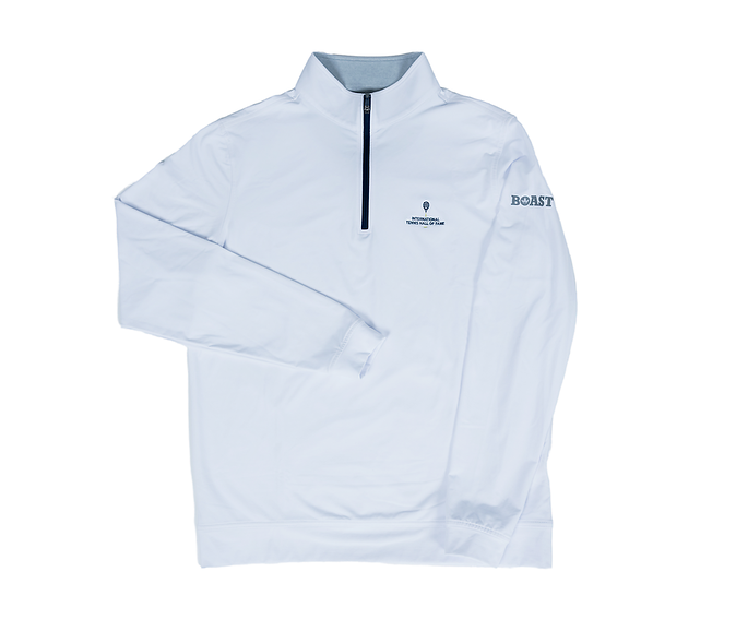 Boast x ITHF Greenwich 1/4 Zip-White