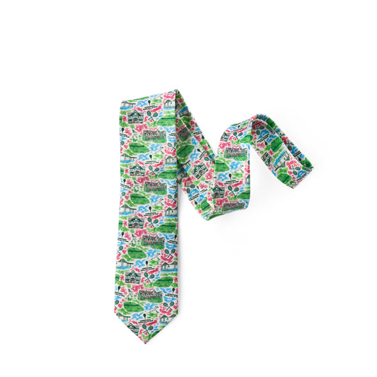 ITHF Custom Print Silk Tie