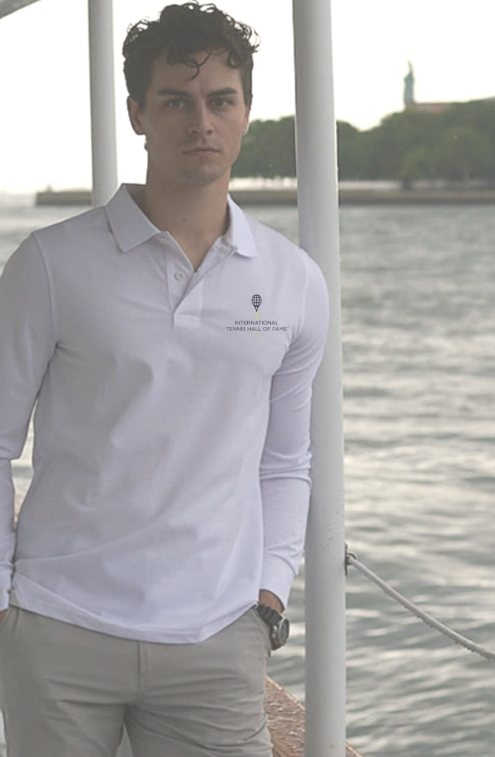 Dalton Black Sail + ITHF Long Sleeve Polo