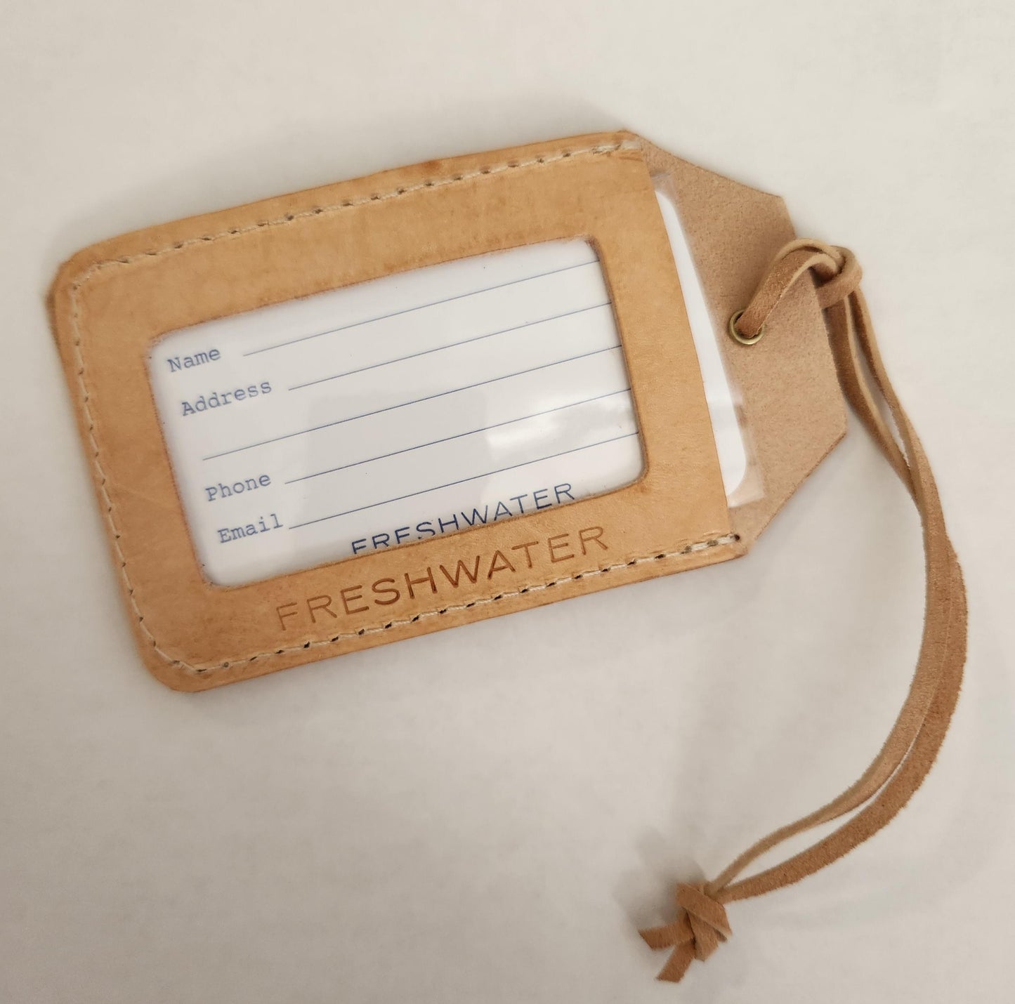 ITHF Leather Luggage Tag