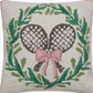 Tennis and Wreath Hook Pillow