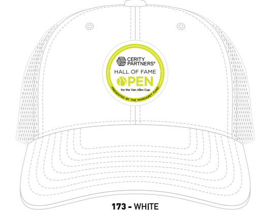 Cerity Partners Hall of Fame Open Hat - White