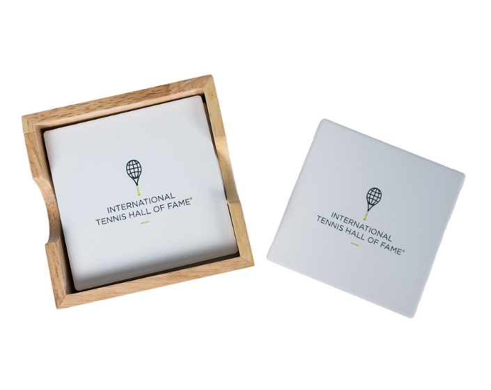 ITHF Stone Coasters in Wooden Case