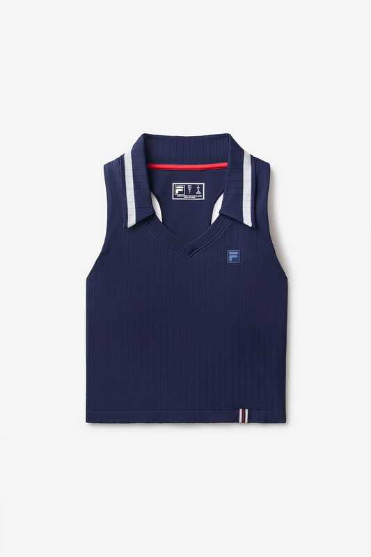 FILA Womens Challenger Seamless Polo Tank
