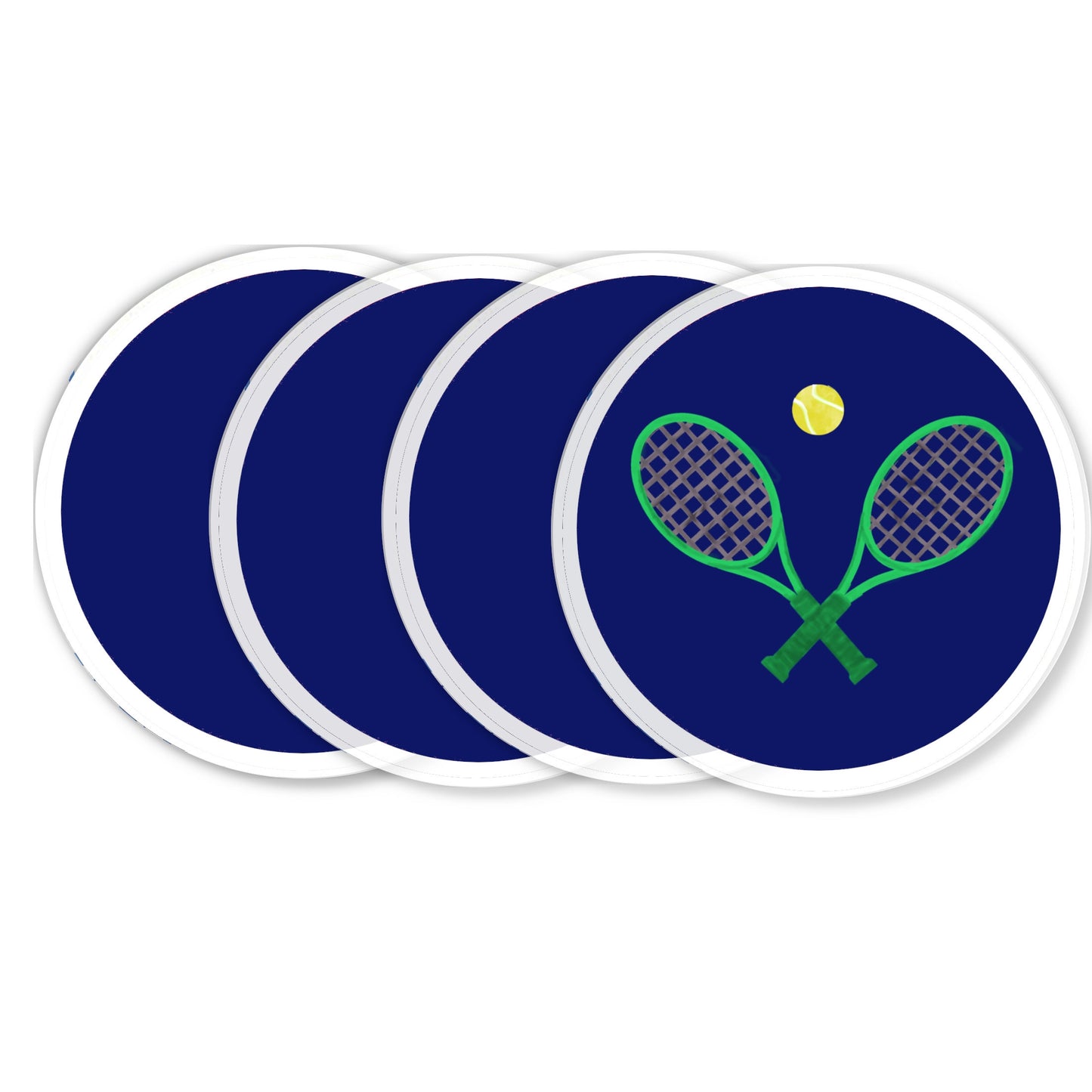 "Preppy Tennis" Coasters