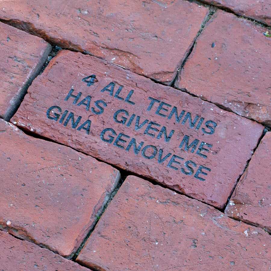 Legends Walk Brick at the International Tennis Hall of Fame