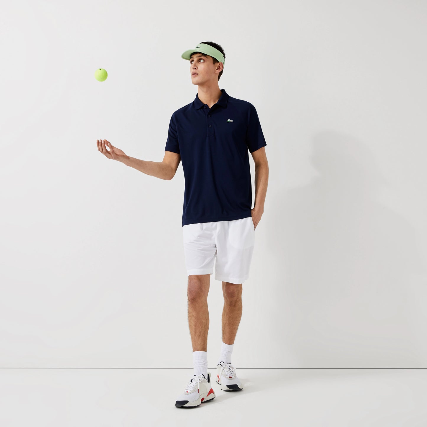 Lacoste Men's Sport Breathable Run-Resistant Interlock Polo – Shop Tennis