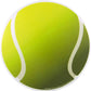 Tennis Ball Car Magnet Decal