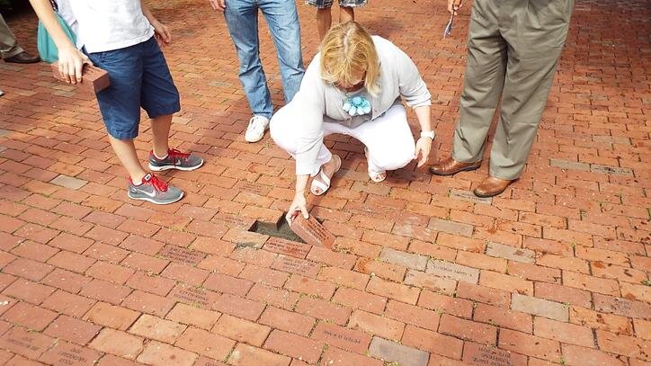 Legends Walk Brick at the International Tennis Hall of Fame